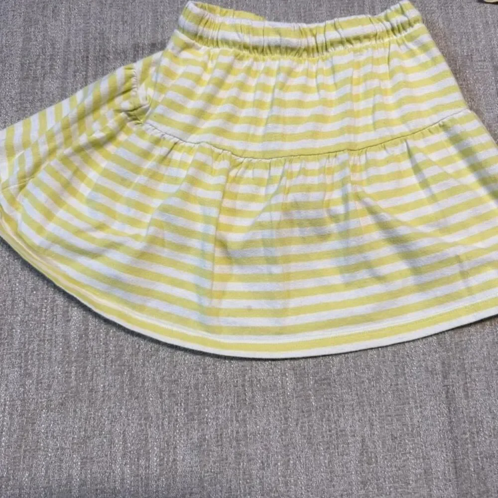 Old Navy 3T Girls Skorts Yellow Green